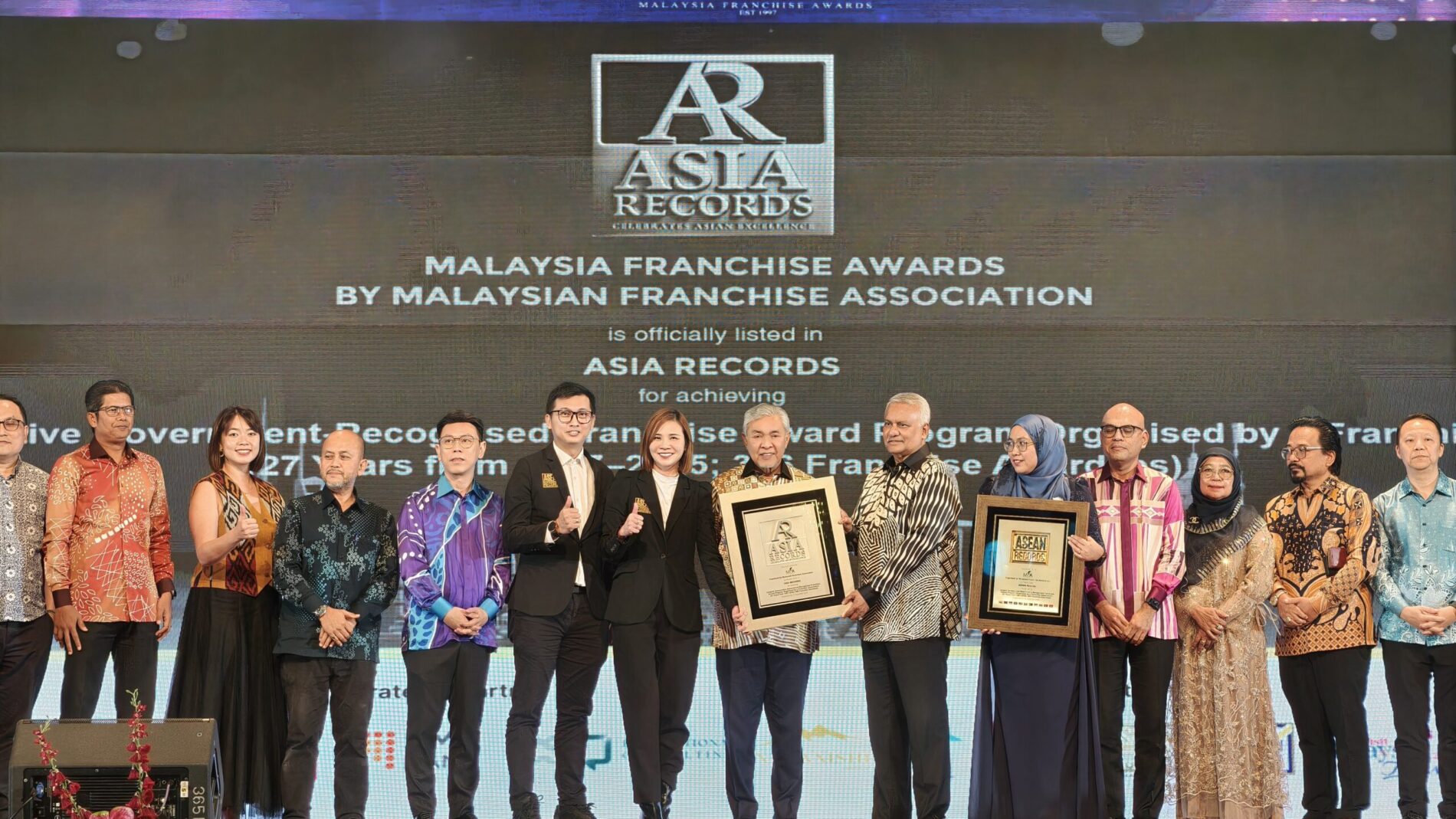 Malaysian Franchise Association Recognised by ASIA Records for Organising the Longest Consecutive Government-Recognised Franchise Programme