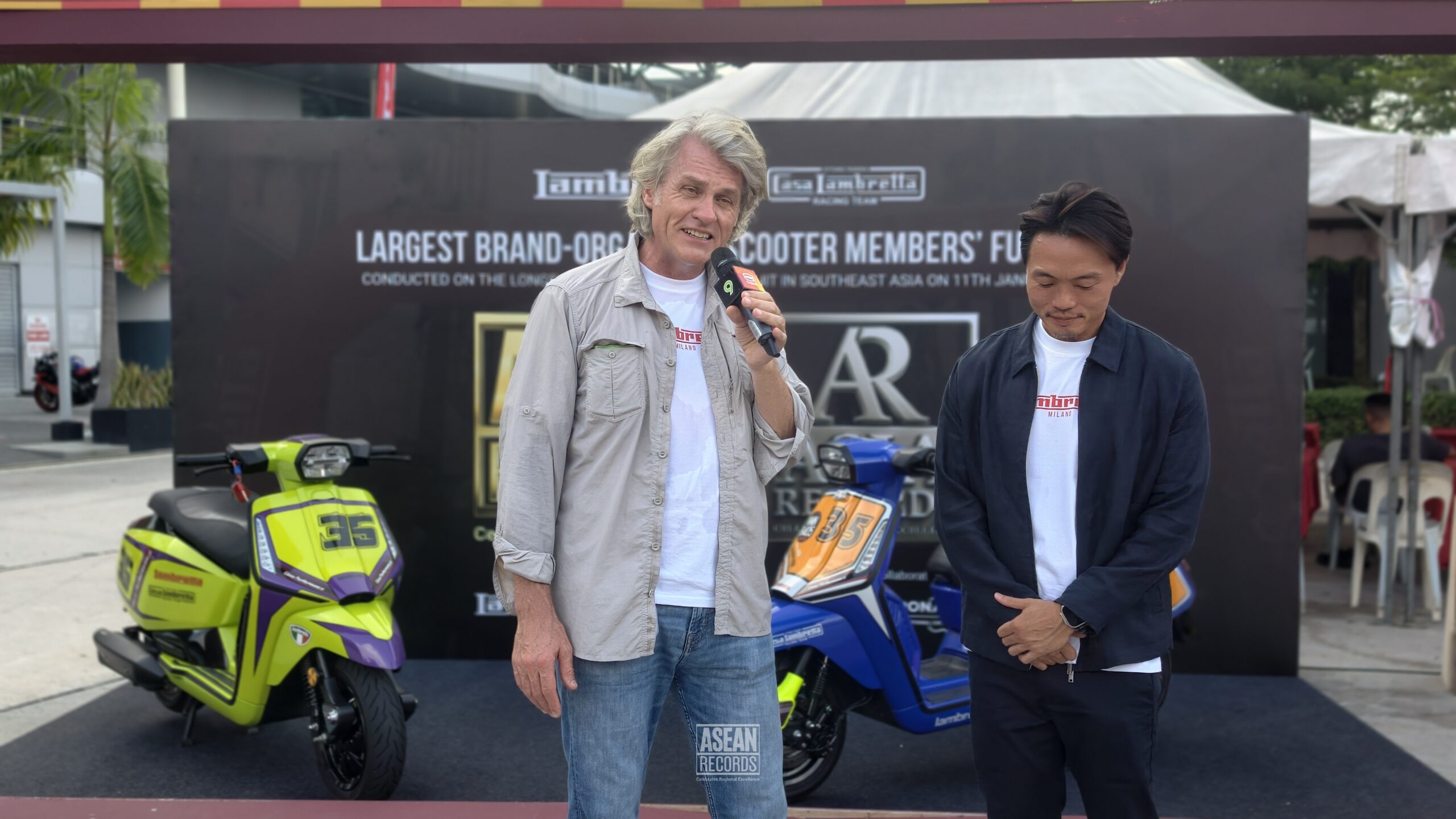 Lambretta Sets ASIA Record for Largest Scooter Fun Ride