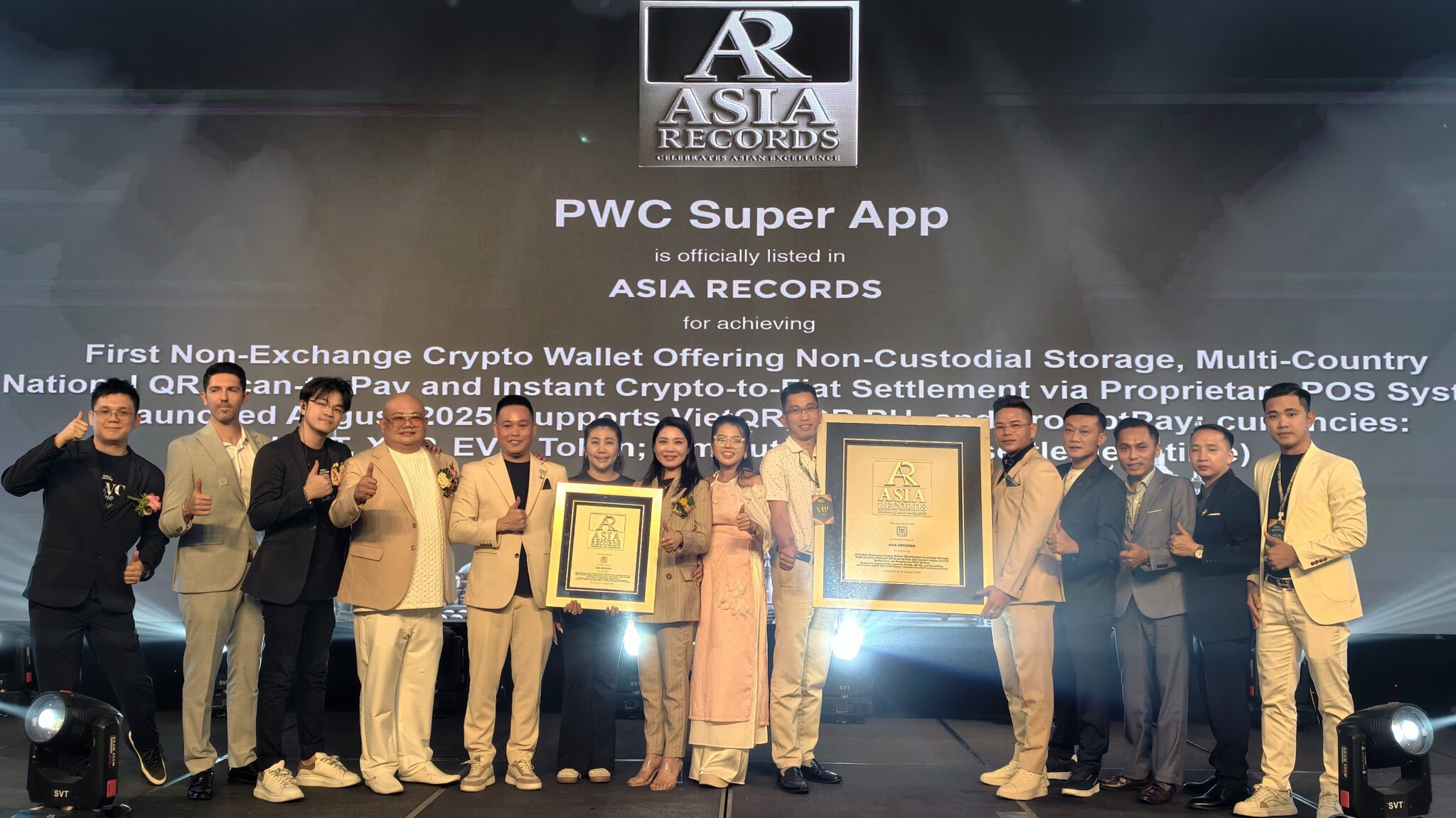 Official ASIA Record: PWC Super App Crypto Payment Leader