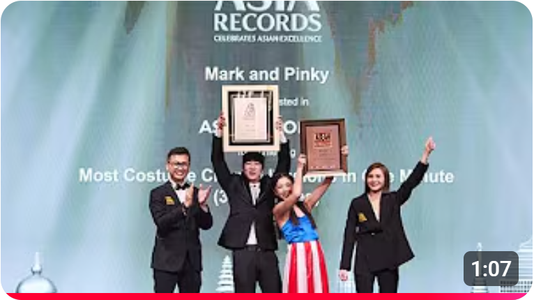 ASIA Records: MARK & PINKY made history!