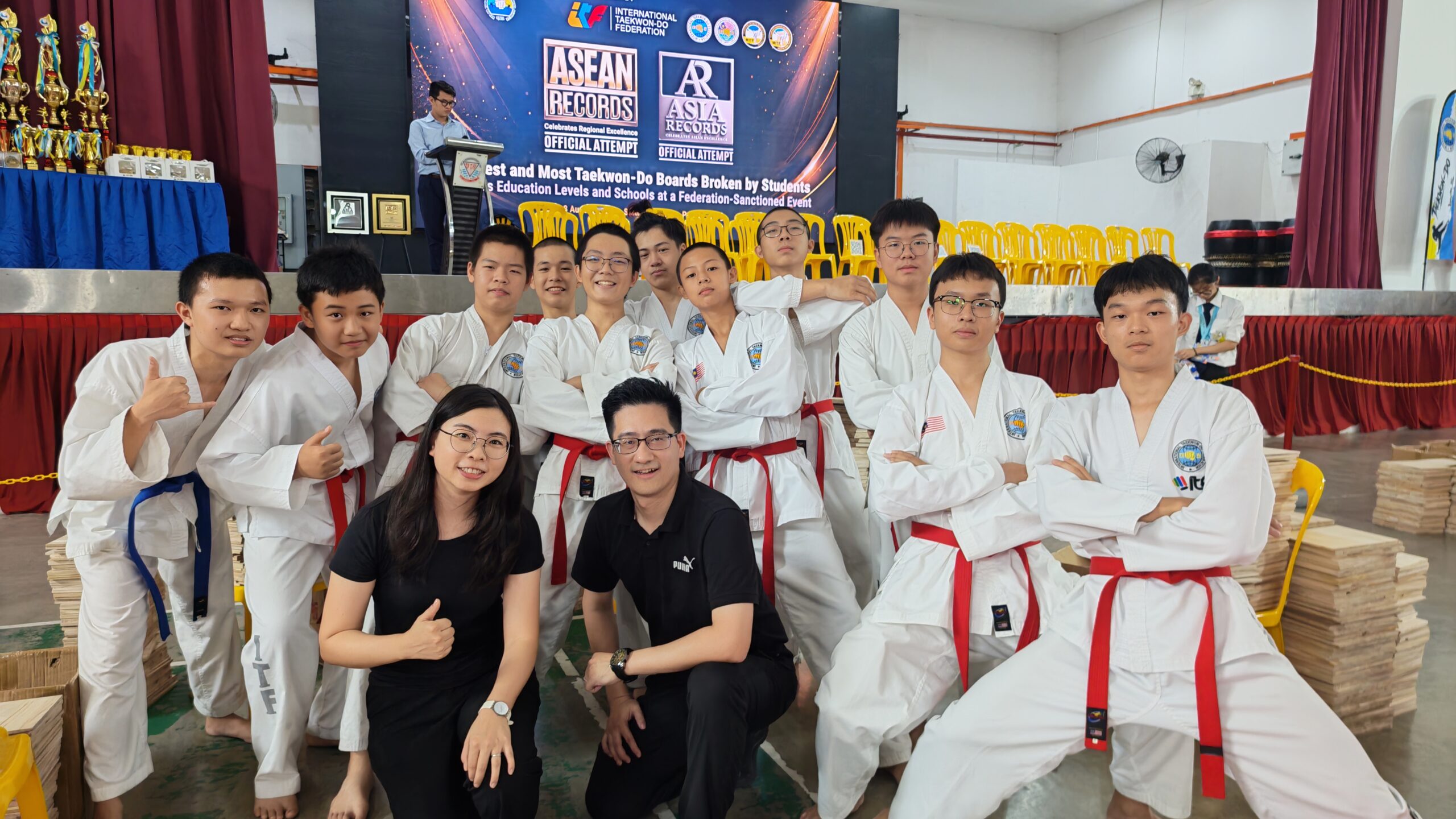 ASEAN Records Kelab Taekwondo 13 1 - Official ASIA Records